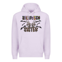 Lilac halloween sister Premium Hoodie - CowhideDigitalArt