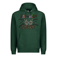 Sports Green halloween sister Premium Hoodie - CowhideDigitalArt