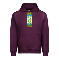 Mauve Wine tennis penwraps Urban Hoodie - HRA Design Shop