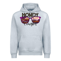 Heather Grey howdy cowgirl Urban Hoodie - SublimationCraftShop
