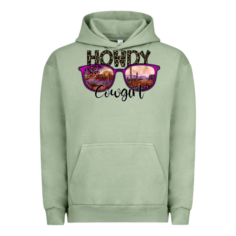 Howdy Cowgirl Urban Hoodie by SublimationCraftShop | Teevron