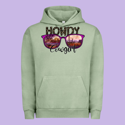 Howdy Cowgirl Urban Hoodie Designed By Sublimationcraftshop