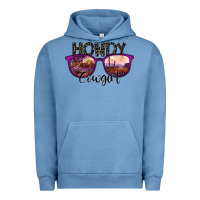 Pigment Pebble Blue howdy cowgirl Urban Hoodie - SublimationCraftShop