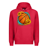 Cardinal western basketball with sunflower Premium Hoodie - HRA Design Shop