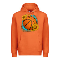 Carrot western basketball with sunflower Premium Hoodie - HRA Design Shop