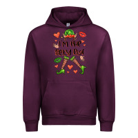 Mauve Wine im the sexy elf Urban Hoodie - FaDigitalArtStudio