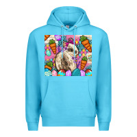Ocean Blue Easter Bunny tumbler Easter Day Premium Hoodie - Neo Western