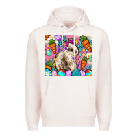 Pale Pink Easter Bunny tumbler Easter Day Premium Hoodie - Neo Western