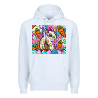 White Easter Bunny tumbler Easter Day Premium Hoodie - Neo Western