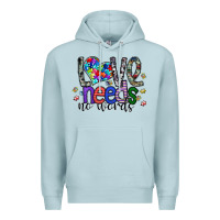 Blue Mist love need no words Premium Hoodie - SublimationCraftShop