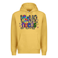 Antique Gold love need no words Premium Hoodie - SublimationCraftShop