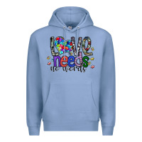 Colony Blue love need no words Premium Hoodie - SublimationCraftShop