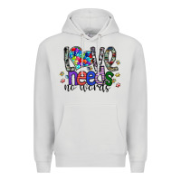 Dove Grey love need no words Premium Hoodie - SublimationCraftShop