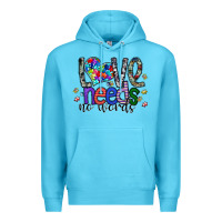Ocean Blue love need no words Premium Hoodie - SublimationCraftShop
