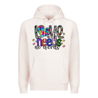 Pale Pink love need no words Premium Hoodie - SublimationCraftShop