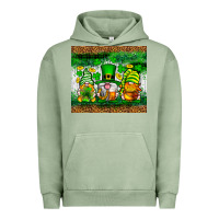 Pigment Oil Green St. Patrick's Day gnomies tumbler St. Patricks Day Urban Hoodie - Neo Western