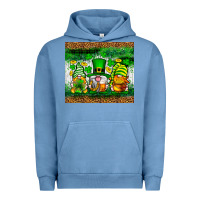 Pigment Pebble Blue St. Patrick's Day gnomies tumbler St. Patricks Day Urban Hoodie - Neo Western