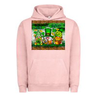 Pigment Salmon St. Patrick's Day gnomies tumbler St. Patricks Day Urban Hoodie - Neo Western