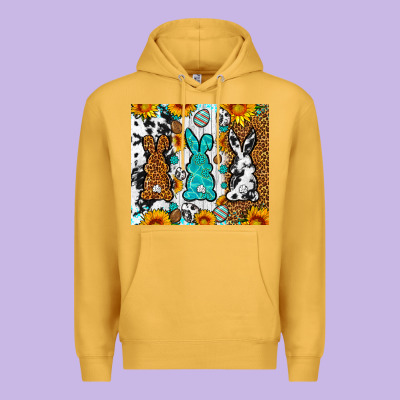 Easter Bunnies Leopard Cowhide Tumbler Easter Day Premium Hoodie Designed By Neo Western