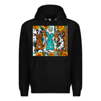 Black Easter bunnies leopard cowhide tumbler Easter Day Premium Hoodie - Neo Western
