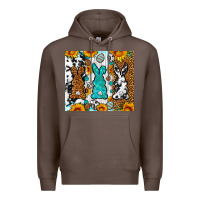 Coffee Easter bunnies leopard cowhide tumbler Easter Day Premium Hoodie - Neo Western