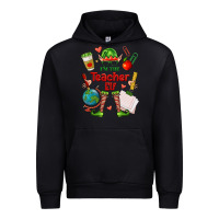 Black im the teacher elf Urban Hoodie - FaDigitalArtStudio