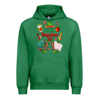Emerald im the teacher elf Urban Hoodie - FaDigitalArtStudio