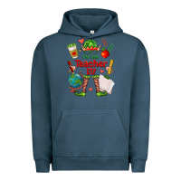 Pigment Midnight Navy im the teacher elf Urban Hoodie - FaDigitalArtStudio