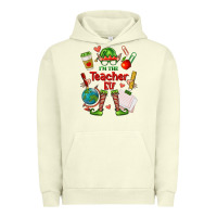 Pigment Pistachio im the teacher elf Urban Hoodie - FaDigitalArtStudio