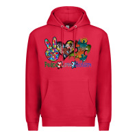 Cardinal peace love autism Premium Hoodie - SublimationCraftShop