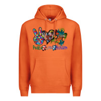 Carrot peace love autism Premium Hoodie - SublimationCraftShop