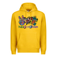 Lemon peace love autism Premium Hoodie - SublimationCraftShop