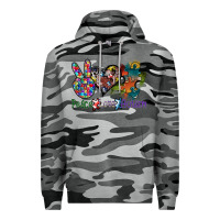 Slate Camo peace love autism Premium Hoodie - SublimationCraftShop