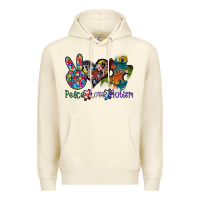 Sandshell peace love autism Premium Hoodie - SublimationCraftShop