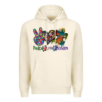 Tofu peace love autism Premium Hoodie - SublimationCraftShop