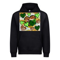 St. Patrick's Day Hearts Tumbler Urban Hoodie | Teevron