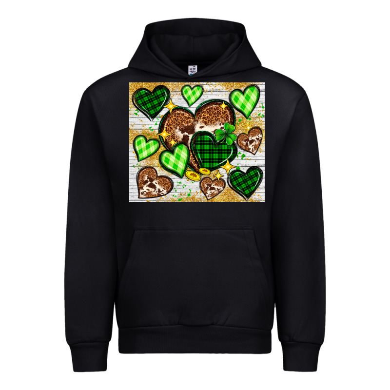 St. Patrick's Day Hearts Tumbler Urban Hoodie by Neo Western | Teevron