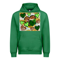 Emerald St. Patrick's Day hearts tumbler Urban Hoodie - Neo Western