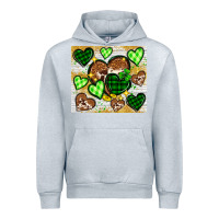 Heather Grey St. Patrick's Day hearts tumbler Urban Hoodie - Neo Western