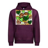 Mauve Wine St. Patrick's Day hearts tumbler Urban Hoodie - Neo Western