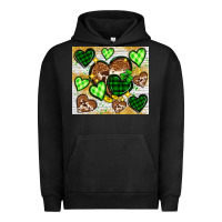 Pigment Black St. Patrick's Day hearts tumbler Urban Hoodie - Neo Western