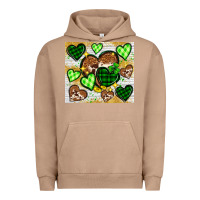 Pigment Burro St. Patrick's Day hearts tumbler Urban Hoodie - Neo Western