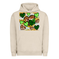 Pigment French Oak St. Patrick's Day hearts tumbler Urban Hoodie - Neo Western