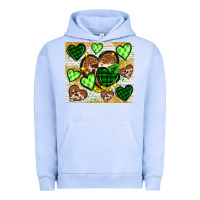 Pigment Grape Ice St. Patrick's Day hearts tumbler Urban Hoodie - Neo Western