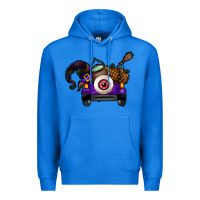 True Royal Halloween Truck Premium Hoodie - CowhideDigitalArt