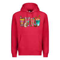 Cardinal Easter coffee drinks Easter Day Premium Hoodie - Neo Western