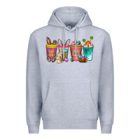 Heather Grey Easter coffee drinks Easter Day Premium Hoodie - Neo Western