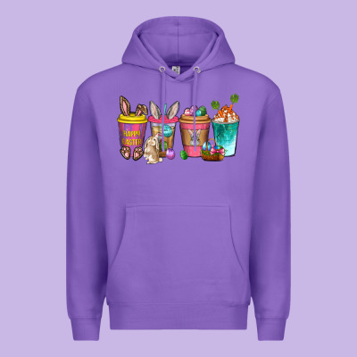Easter Coffee Drinks Easter Day Premium Hoodie Designed By Neo Western