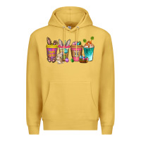 Antique Gold Easter coffee drinks Easter Day Premium Hoodie - Neo Western