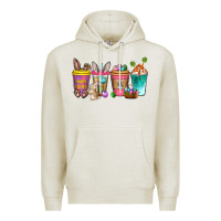 Oatmeal Heather Easter coffee drinks Easter Day Premium Hoodie - Neo Western